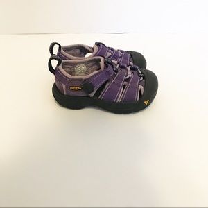 Baby Purple Keen Sandals (baby/toddler size 5)